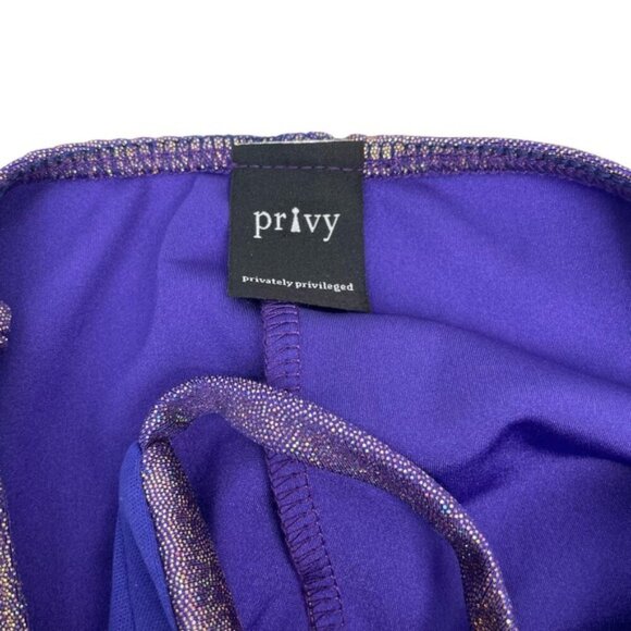 PRIVY Shimmering Cut Out Bodycon Dress Sz Small Lavender - Picture 5 of 8